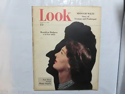 Vintage LOOK Magazine April 13 1948 Miss X New Face Through Plastic Surgery AN • $19.99