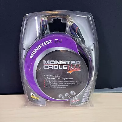 Monster Cable DJ Cables Dual RCA(m) To Dual 1/4 (m) 2 Meter - Brand New! • $9.99
