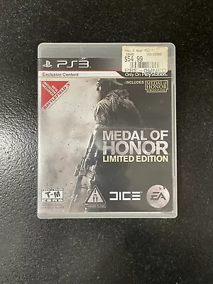 Medal Of Honor Limited Edition (PlayStation 3 PS3) CIB COMPLETE (Sticker On Box) • $6