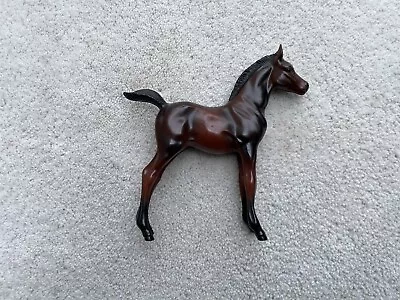 Vintage Breyer Hartland Horse Glossy Dark Bay Arabian Foal 6” 1970s • $8