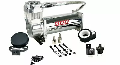 Viair 444C Chrome Air Compressor W/ FREE 105 PSI Pressure Switch & 40 AMP Relay • $250.50