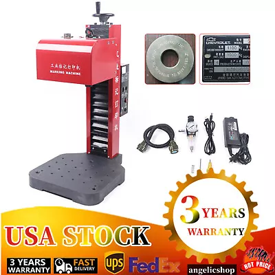 110V KT-QD01 Pneumatic Dot Peen Marking Machine Metal Label Engraving 120x80mm • $484