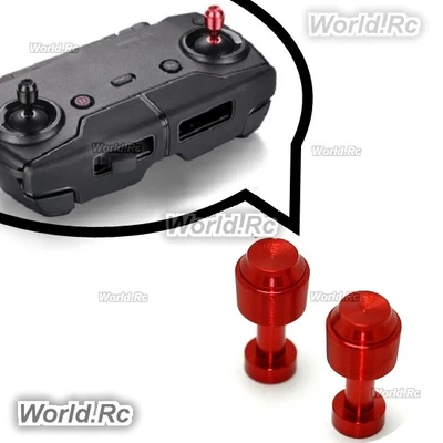$3.47 • Buy 2 Pcs Red Aluminum Transmitter Stick Joystick For DJI Mavic Air Remote Control