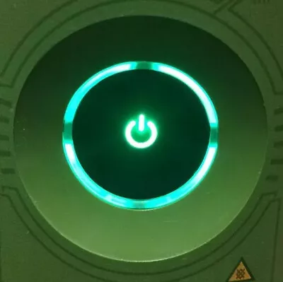 Custom Xbox 360 Bright Green ROL RF Board Ring Of Light / Power Button For PHAT • $13