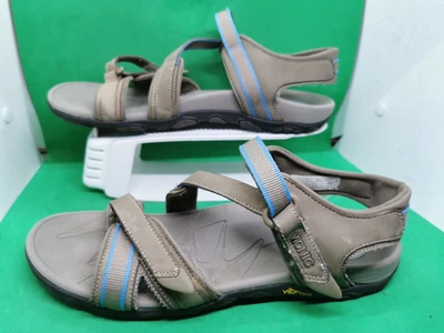 £33.65 • Buy Vionic Women Viobram Muir Sandals Orthaheel Adjustable Taupe W/ Blue Size 11