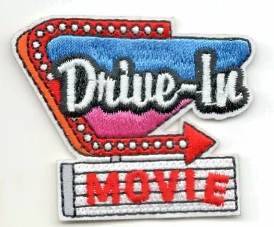 DRIVE-IN MOVIE Iron On Patch Movies  • $3.89