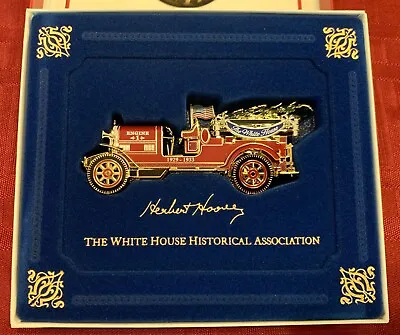 £13.91 • Buy The White House Historical Assoc 2016 Christmas Ornament H. Hoover Fire Engine