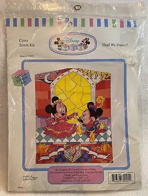 Disney Babies Mickey & Minnie Mouse SHALL WE DANCE? Cross Stitch Kit #32025 • $9.99