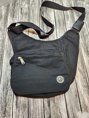 New Everest Crossbody Messenger Bag Black Square Adjustable Multi-Pocket • $30