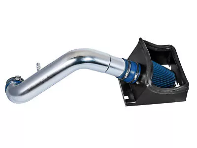 3.5  BLUE Heat Shield Cold Air Intake Kit + Filter For 11-14 F150 5.0L V8 • $82.89