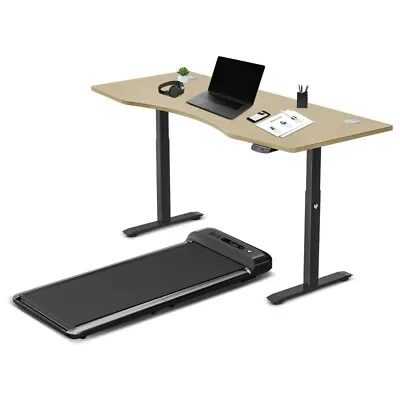 $1489.60 • Buy Lifespan WalkingPad™ M2 Treadmill + ErgoDesk Automatic Standing Desk (Oak) 180cm