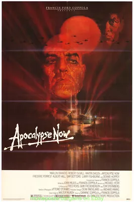 APOCALYPSE NOW MOVIE POSTER Original V.Fine Folded 27x41 MARLON BRANDO 1979 • $275