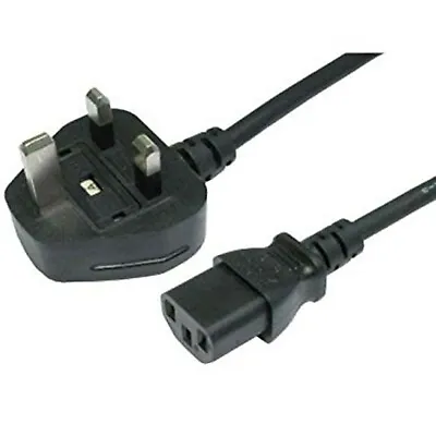 Ac Power Cable Cord Lead Uk 3 Pin Plug For Lg Samsung Philips Lcd Plasma Tv Pc  • £6.99