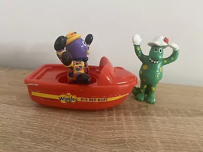The Wiggles Vintage Henry & Dorothy Mini Figures & Big Red Boat Toy • $25