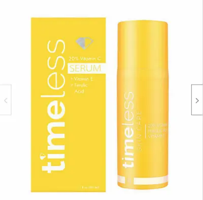 $22.79 • Buy Timeless 20% Vitamin C + E Ferulic Acid Serum 30ml /1oz