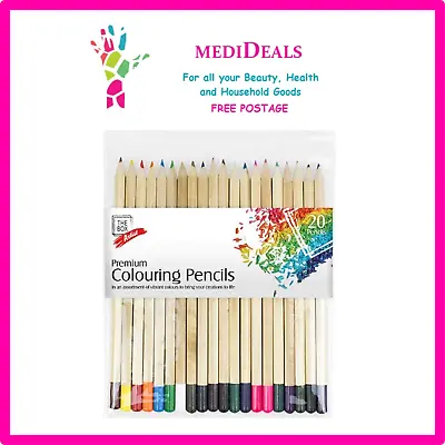 The Box Artist 20 Premium Colouring Pencils • £2.98