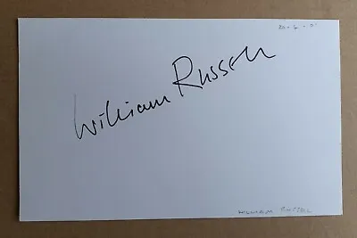 £19.99 • Buy William Russell  Dr Who   Coronation Street  Personally Signed Card