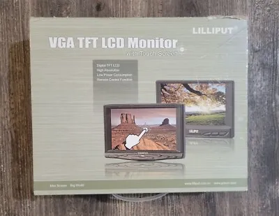 Lilliput 7 Inch Monitor 619A With Touch Screen Vga Tft Lcd • $54.99