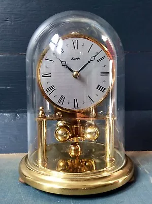 Vintage KUNDO Mechanical Torsion Clock400 Days Anniversary MovementBrassDome • £30