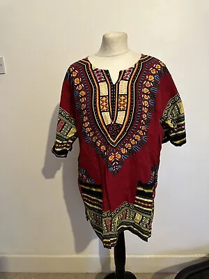 Fashion Women Traditional African Print Dashiki Dress Party Tops Shirt Dress • £25