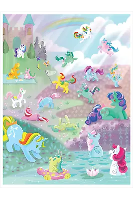 My Little Pony By Kat Hudson Ltd Edition X/30 Poster Print MINT Art • $95