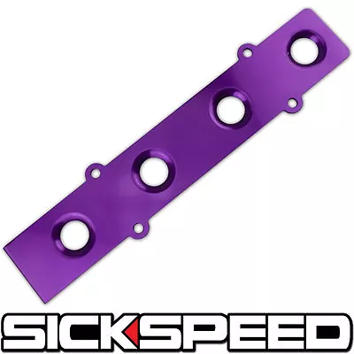 Purple Aluminum Spark Plug Valve Cover Honda Prelude Vtec H22 H22a H22a1 Si • $24.88