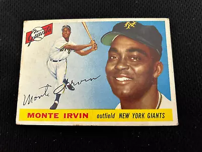 1956 Monte Irvin Topps #100 New York Giants Legend Vintage Baseball Card • $55