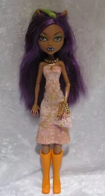 Handmade To Fit MONSTER HIGH #25 Handmade Dress Purse & Beaded Necklace Set • $9