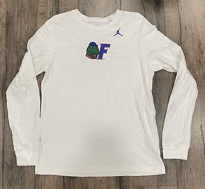 Florida Gators College Mascot Albert Nike Jordan Jumpman Large Long Sleeve Shirt • $27.99