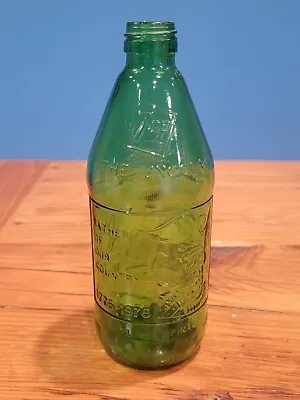 Vintage 1976 Bicentennial 7 UP 16 Oz Glass Bottle - Patriot • $4.99