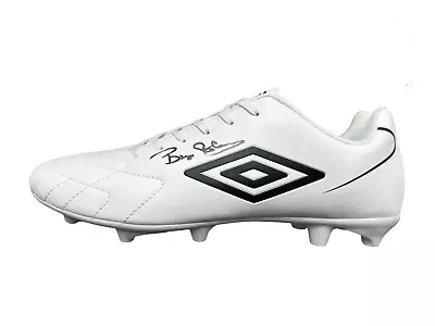 Bryan Robson Signed Umbro Football Boot See Proof Coa Manchester United England • $217.57