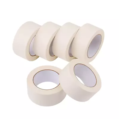 Wide Masking Tape 2 Inches 6-Pack White Masking Tape Bulk Multi Pack General P • $36.61