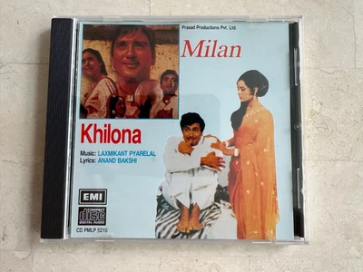 £25 • Buy Milan Khilona Emi 1990 Cd Hindi Indian Laxmikant Pyarelal Bollywood Cd Pmlp 5216