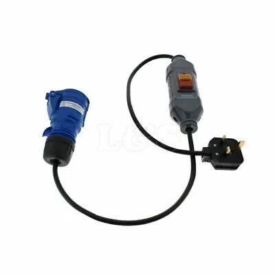 240V Inline RCD Adaptor Protected With A Double Pole Circuit Breaker • £48.24