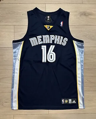 Memphis Grizzlies Pau Gasol Size 48 Adidas Authentic Pro Cut Jersey • $149.99