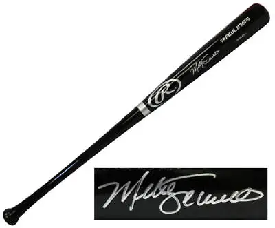 Mike Schmidt PHILLIES Signed Rawlings Pro Black Baseball Bat - SCHWARTZ COA • $369.26