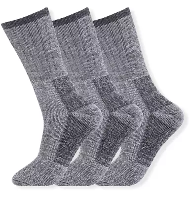 1/3/6 Pairs Mens Lambs Wool Socks Merino Winter Warm Hiking Work Lot UK 6-11 • £6.99