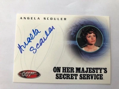 £10 • Buy JAMES BOND 40th Anniversary - Official Trading Card Auto A20 - Angela Scouler