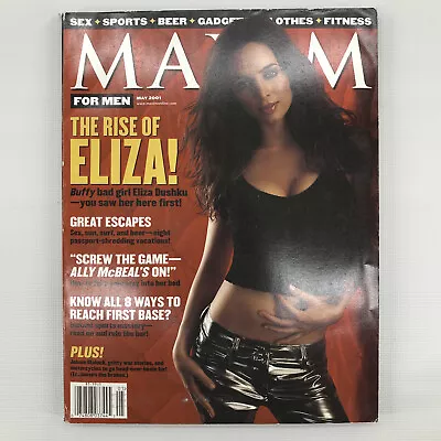 Maxim Magazine May 2001 Used Subscription Edition Cover: Eliza Dushku • $12.99