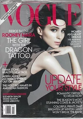 VOGUE Magazine  Nov 2011 - BRAND NEW - Factory Sealed • $25