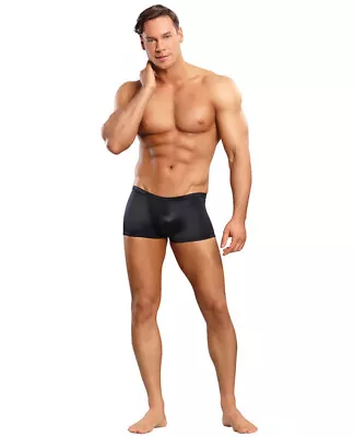 Male Power Satin Lycra Boxer Black Medium • $16.68