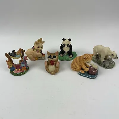 Vintage Oriental Trading Company Miniature Animal Figurines Set Of 6 Resin • $9.37