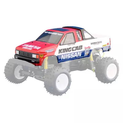 Tamiya Style Nissan King Cab Monster Truck Ute 1/10 Clear Body Shell Frewer • £37.18