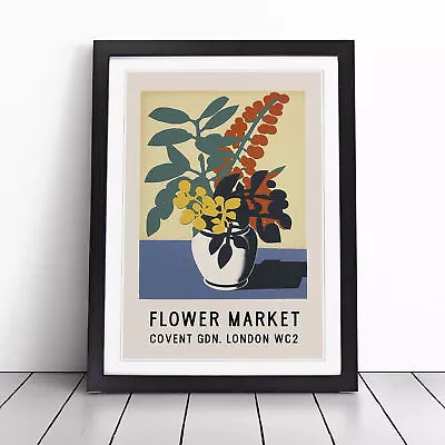 Covent Garden Flower Market Exhibition No.6 Wall Art Print Framed Canvas Picture • £16.95