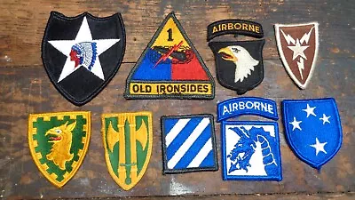 Post Vietnam War Vintage US Army Airborne Armor Cavalry Infantry Uniform Patches • $9.99