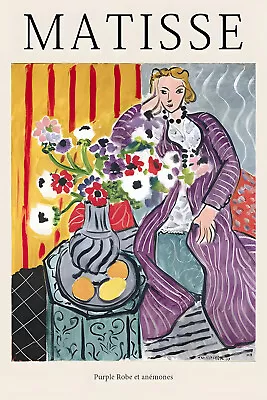 Canvas Wall Art Matisse Art Print Poster - Famous Paintings By Matisse Classic • $21