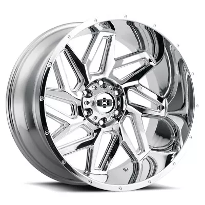 1 New Vision 20X12 5x5 5x127 -51 Chrome Spyder Wheel/Rim • $357.01