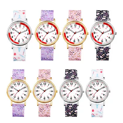 12/24H Silicone Band Nurse Doctor Watch Analog Medical Watches For Women Student • $14.24