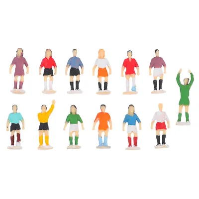  Soccer Players Figures Mini Action Toys Sand Table Football Man • £5.45