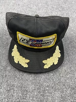 Vintage Chevrolet Hat Snapback Cap Mesh Trucker Patch El Camino Chevy Car 80s • $24.99